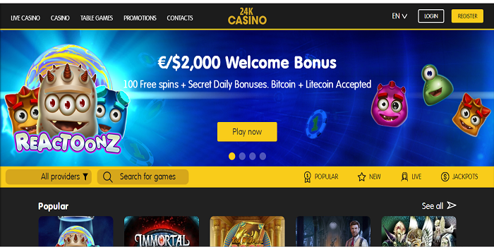 Play virtual casino online